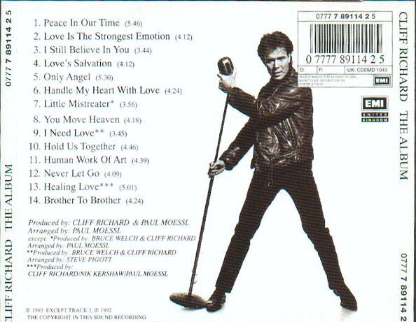 Cliff Richard The Album : Back